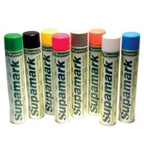 Afbeelding van Spuitbusverf 750ml Supamark Extra GEEL