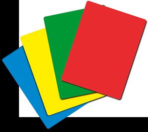 Picture of Jeu de 4 cartons d'arbitrage