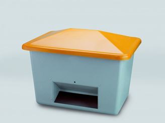 Afbeelding van Coffre 1500kg avec trappe à brique pilée ou granulés