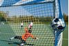 Afbeelding van Doelnetten voor junior-doelen in clubkleuren 5,00m x 2,00m prof. 1m/1,5m BLAUW & WIT