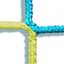 Afbeelding van  Doelnetten voor seniorendoelen in clubkleuren BLAUW & GEEL