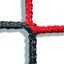 Afbeelding van  Doelnetten voor seniorendoelen clubkleuren ROOD & ZWART