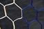 Afbeelding van HEXAGONALE doelnet voor kooi-vormige voetbaldoelen "World Cup" BLAUW & WIT