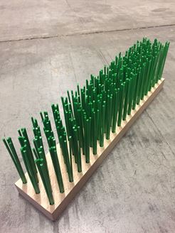 Afbeelding van Reserveborstel 50 cm voor Triangle kunststof veld GROEN