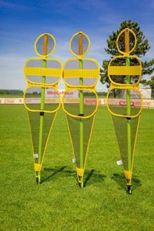 Picture of Soccer wall - yellow and black