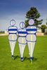 Picture of Soccer wall - blue and white