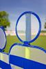 Picture of Soccer wall - blue and white