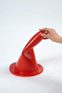 Picture of Cônes souples en caoutchouc 35cm ROUGE-VERT-JAUNE