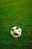 Image sur Ballon de football jaune et marine Taille 4