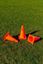 Picture of Lot de 4 x Cônes 23cm PVC Orange