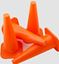 Afbeelding van Set van 4 x rode PVC kegels 30cm