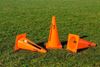 Picture of Lot de 4 pièces Cônes Flexibles PVC Orange 38cm
