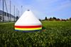 Afbeelding van Set van 4 x rode PVC kegels 30cm