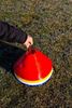 Afbeelding van Set van 4 x rode PVC kegels 30cm