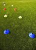 Afbeelding van Set van 4 x rode PVC kegels 30cm
