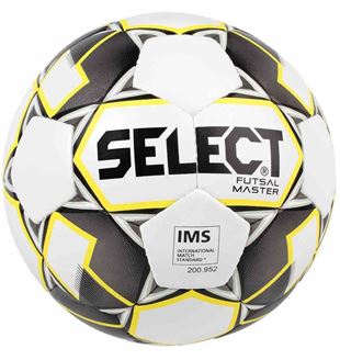 Afbeelding van Select Futsal Master (Grain) Football - Blanc / Gris / Jaune