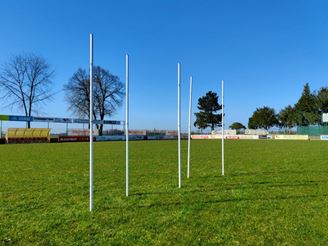 Image sur LOT DE 5 PIQUETS DE SLALOM BLANCS