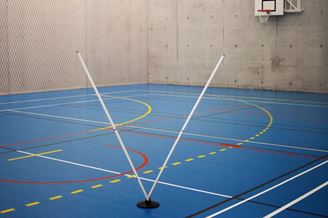 Picture of BASE CAOUTCHOUC 3 TROUS AVEC ANGLE POUR PIQUET DE SLALOM