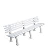 Picture of Banc 2m avec dossier Blanc
