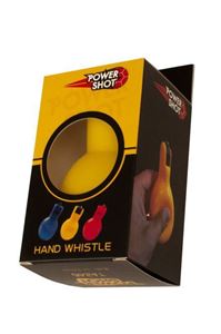 Picture of SIFFLET POIRE / SIFFLET À MAIN HYGIÉNIQUE - JAUNE - BOÎTE INDIVIDUELLE
