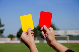 Picture of Pair of replacement cards for referee kit