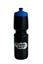 Afbeelding van BIDON 750ML NOIR AVEC CAPUCHON BLEU