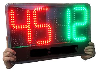 Picture of Panneau PRO double face pour changement de joueurs électronique 8 chiffres