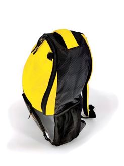 Picture of SAC DE SPORT ÉCOLOGIQUE PELOTA - JAUNE ET NOIR