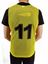 Afbeelding van KIT DE 11 CHASUBLES NUMÉROTÉS DE 1 À 11 - JAUNE - ADULTE