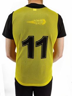 Picture of Set of 11 solid bibs numbered from 1 to 11