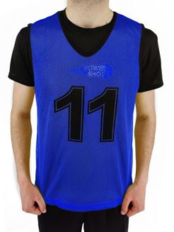 Picture of KIT DE 11 CHASUBLES NUMÉROTÉS DE 1 À 11 - BLEU - ENFANT