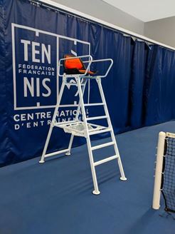 Picture of Competition referee chair - White Aluminium