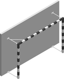 Picture of Folding handball goal - Steel