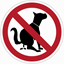 Image de Autocollants "Déjections canines interdites"
