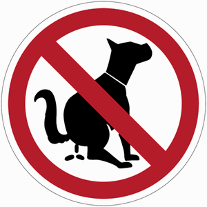Image de Panneaux "Déjections canines interdites"