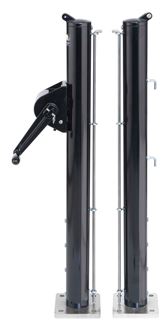 Image sur Poteaux rond 73mm Padel pied-plat PP73