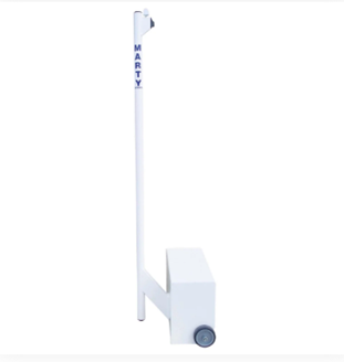Afbeelding van Competitiebadmintonpalen 75kg offset 0,38m (paar)