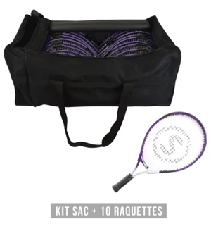 Image sur Kit raquettes JR T500 19'' (1 sac + 10 raquettes)