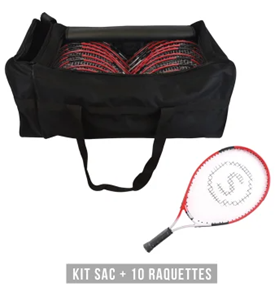 Image de Kit raquettes JR T600 21'' (1 sac + 10 raquettes)
