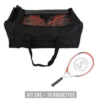 Afbeelding van JR T700 23'' racketkit (1 tas + 10 rackets)