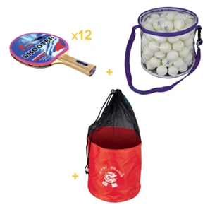 Image de Pack Collectivités Shooter (sac + 12 raquettes +sac de 100 balles)