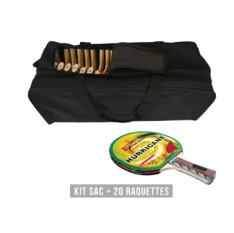 Afbeelding van Hurricane racketkit (1 tas + 20 rackets)
