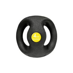 Médecine ball avec double poignées - 4kg