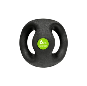 Médecine ball avec double poignées - 6kg