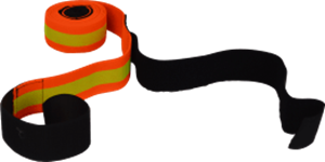 Bande élastique auto-agrippante Orange/Jaune 3 à 6 m