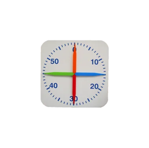 Chronomètre piscine 4 aiguilles (80x80cm)