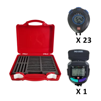Kit 23 chronomètres DT1 et 1 chronomètre DTM60EL + malette rigide