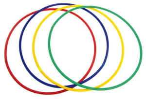 Set de 4 cerceaux lestés