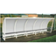 Abri de touche en aluminium plastifié blanc Haut. 2M