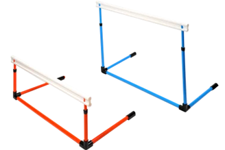 Haie d'initiation réglable (35 - 60 cm) Rouge